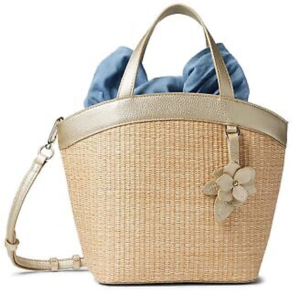 Draper James Champagne June Bucket Bag